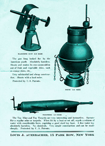 US patent for military toys