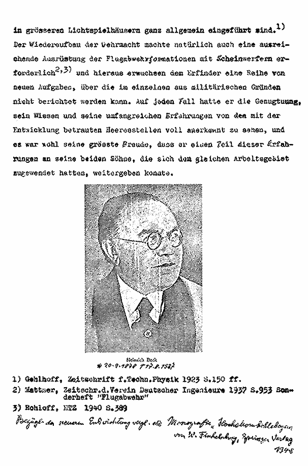 Memories of Harald Beck 25