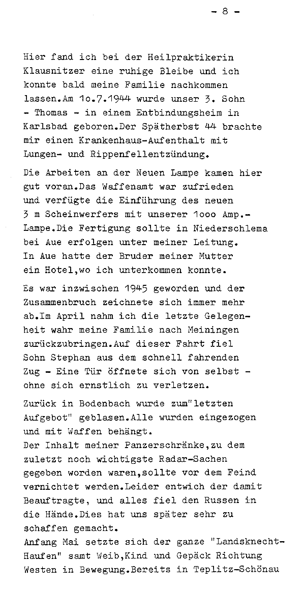Memories of Heinz Beck 8