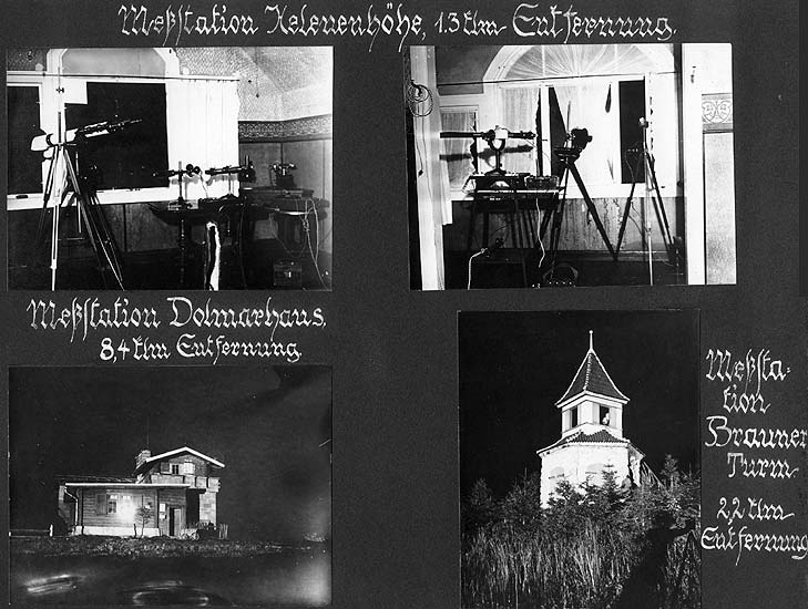 Beckscheinwerfer-Messstationen 