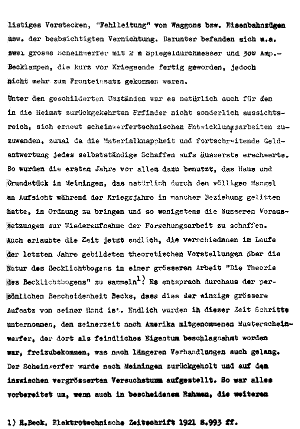 Erinnerungen von Harald Beck 21