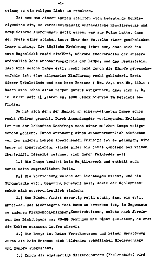 Exposé zur Becklampe von Heinrich Beck 2